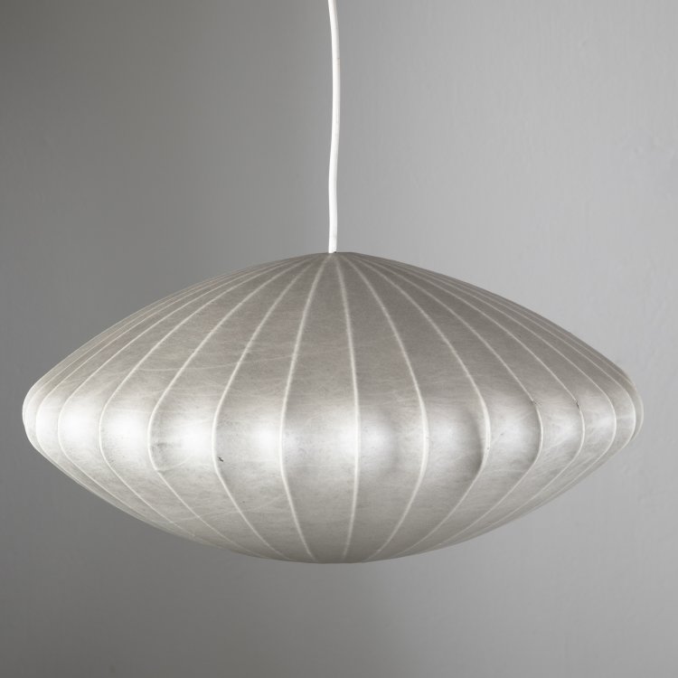 Bild 1 zu Objekt, Cocoon pendant lamp from the 1960s, K-15 488
