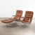 2 Lounge Sessel Modell FK 85 + Ottomane