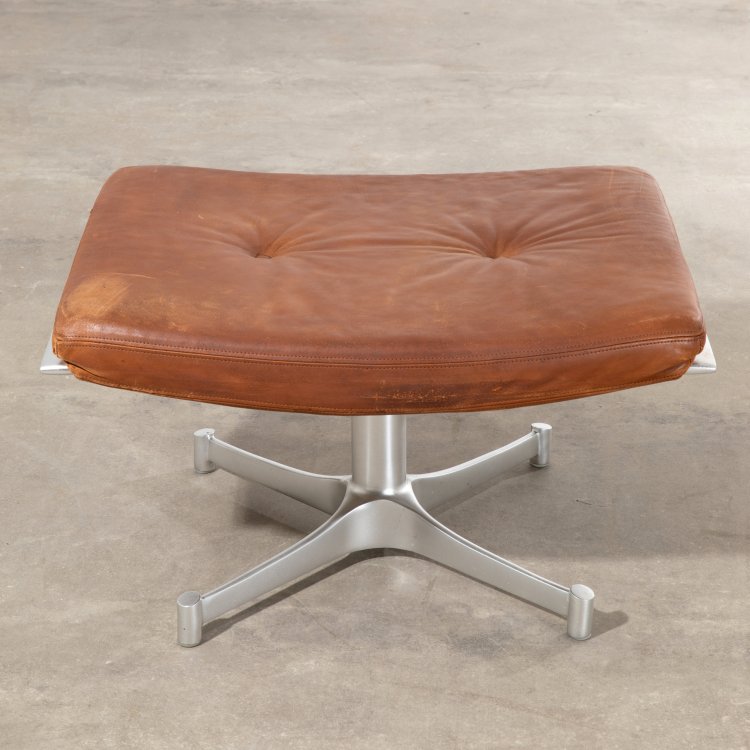 Bild 3 zu Objekt, 2 lounge chairs model FK 85 + ottoman, Preben Fabricius,J&oslash;rgen Kastholm, Kill International, K-15 516