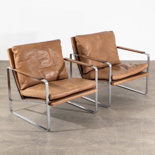 2 Lounge Sessel Model 710 Conversation Chair