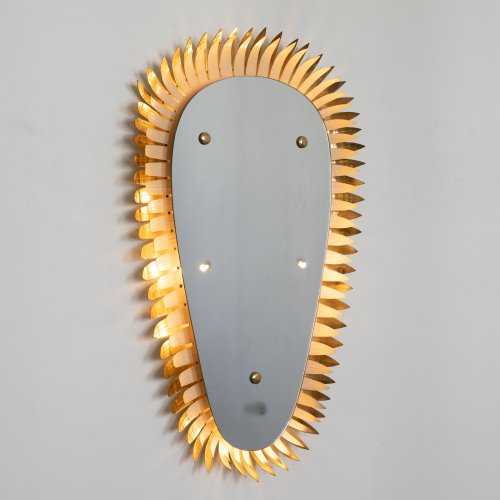Illuminated mirror 1950s/60s