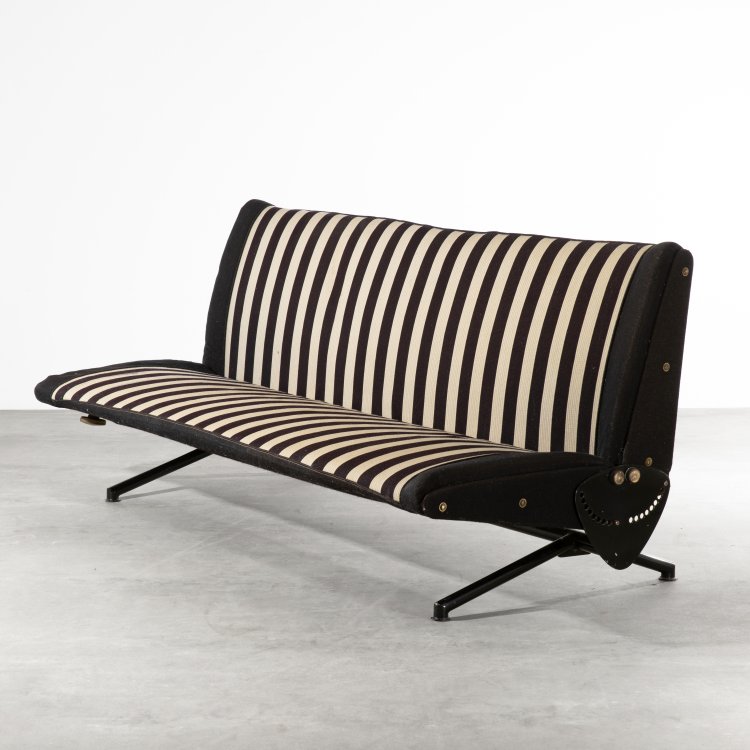 Hauptbild zu Objekt, Verstellbares Sofa / Daybed Modell D 70, Osvaldo Borsani, Tecno, K-15 532