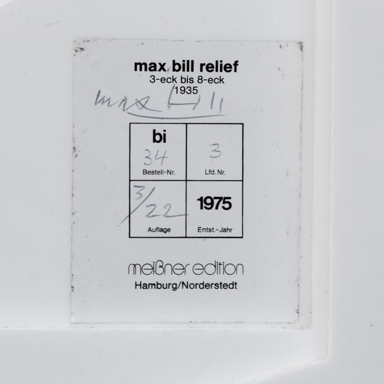 Bild 3 zu Objekt, 'Triangle to Octagon', 1935/1975, Max Bill, K-15 337