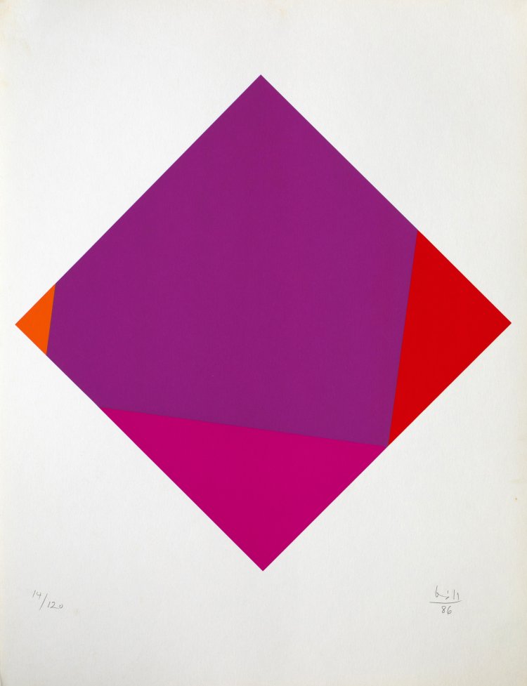 Bild 1 zu Objekt, 'Eight transcolorations', 1986 in portfolio, Max Bill, K-15 338