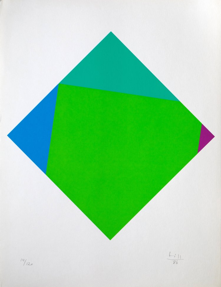 Bild 3 zu Objekt, 'Eight transcolorations', 1986 in portfolio, Max Bill, K-15 338