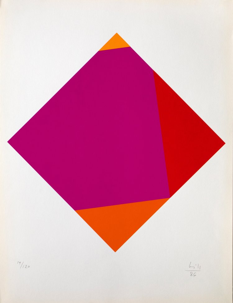 Bild 5 zu Objekt, 'Eight transcolorations', 1986 in portfolio, Max Bill, K-15 338