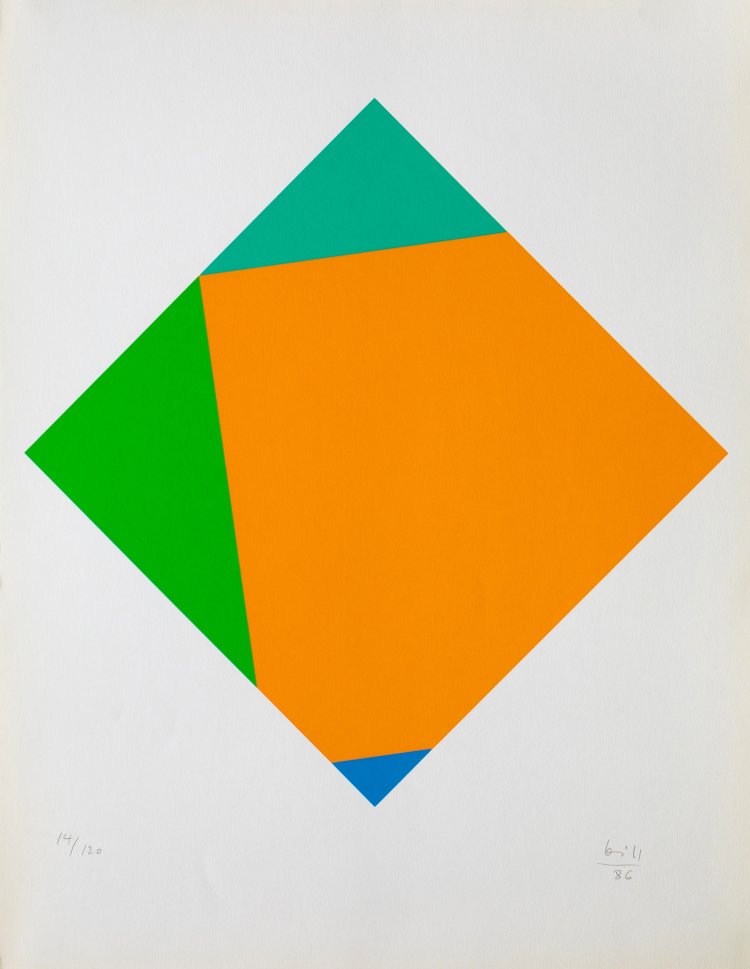 Bild 7 zu Objekt, 'Eight transcolorations', 1986 in portfolio, Max Bill, K-15 338