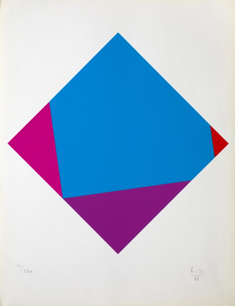 Bild 8 zu Objekt, 'Eight transcolorations', 1986 in portfolio, Max Bill, K-15 338