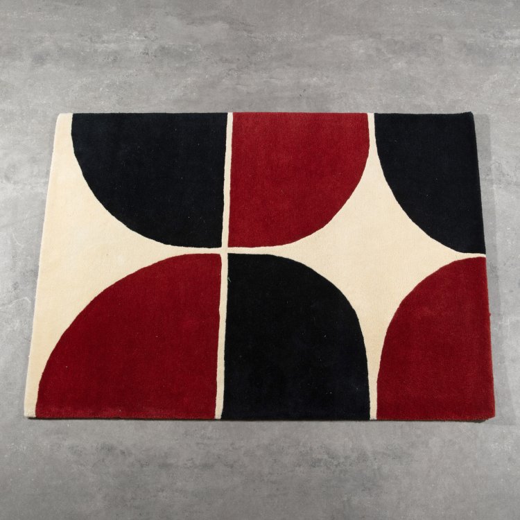 Hauptbild zu Objekt, Limited artist's carpet model Red and Black Solid 4 / 200, Royal Academy of Art, K-15 477