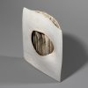 Flache Vase mit Rippen