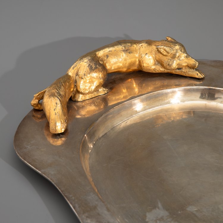 Bild 1 zu Objekt, Large tray with foxes, Lapini, Franco, Florenz, K-15 85