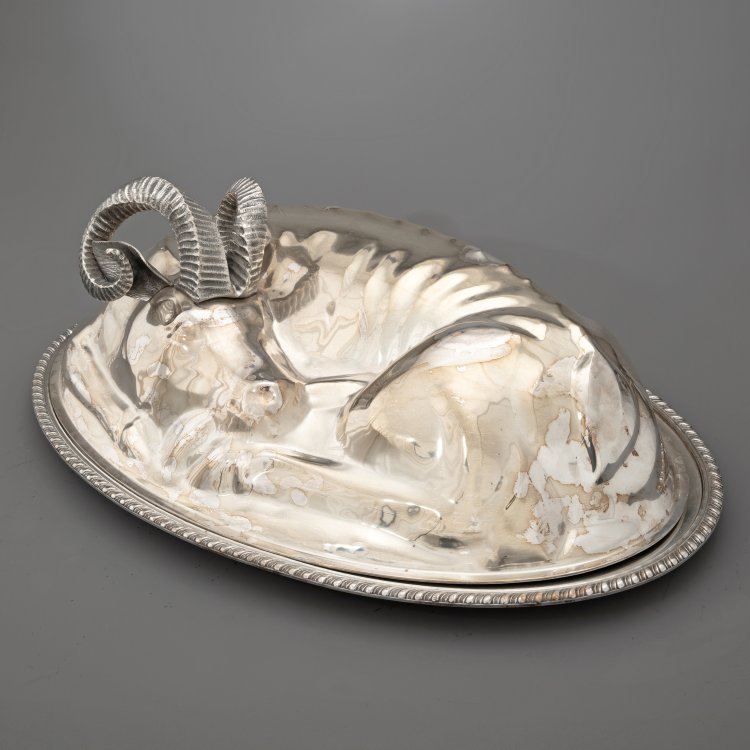 Hauptbild zu Objekt, Large serving platter with lid, Teghini, Franco, Florenz, K-15 87