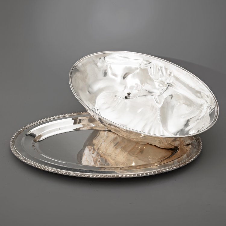Bild 3 zu Objekt, Large serving platter with lid, Teghini, Franco, Florenz, K-15 87