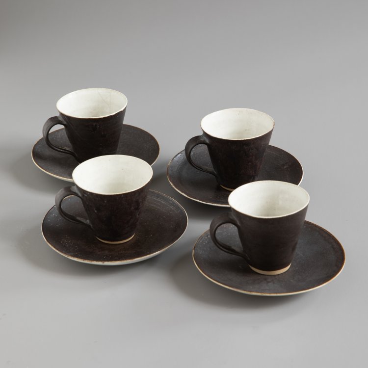 Hauptbild zu Objekt, 4 Tassen und Unterteller, Lucie Rie, K-15 200