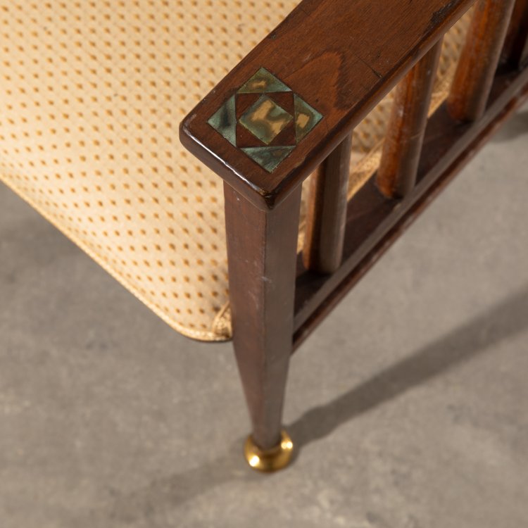 Bild 1 zu Objekt, Armchair from a salon interior, Hans Christiansen, Sch&auml;fer, Ludwig, Mainz, K-15 33
