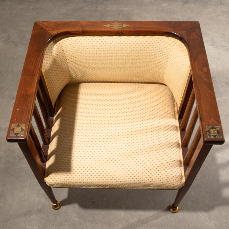 Bild 2 zu Objekt, Armchair from a salon interior, Hans Christiansen, Sch&auml;fer, Ludwig, Mainz, K-15 33