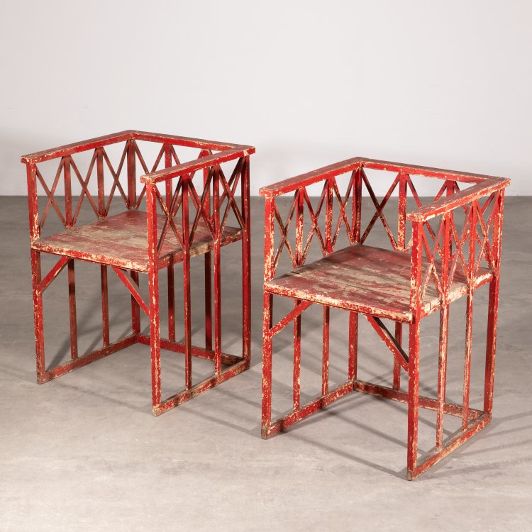 Hauptbild zu Objekt, Two armchairs, Wien, K-15 25