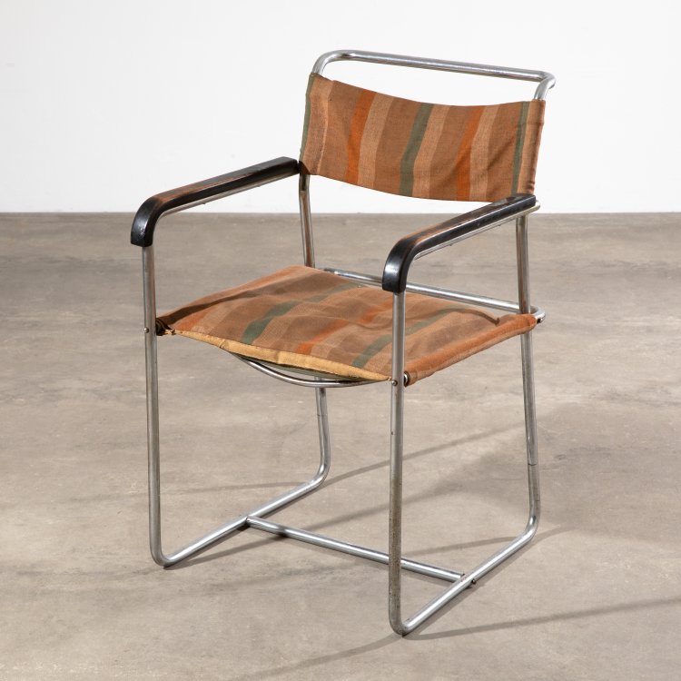 Hauptbild zu Objekt, Armlehnstuhl Modell B 11, Marcel Breuer, Thonet, K-15 399