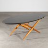 Oval coffee table