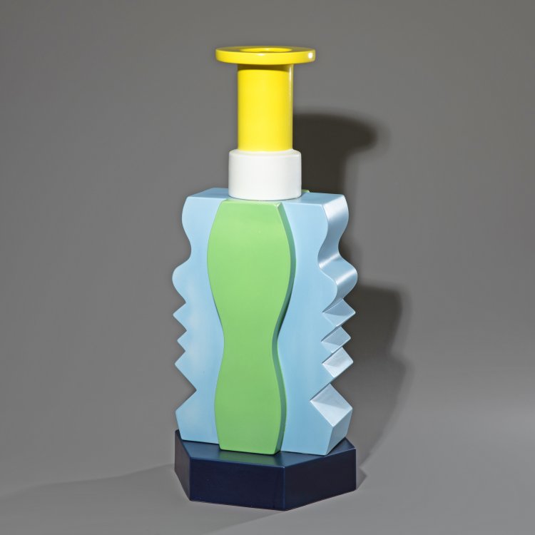 Hauptbild zu Objekt, Vase Model Article 6000 from the Hollywood Collection, Ettore Sottsass, Bitossi, Montelupo, K-15 559