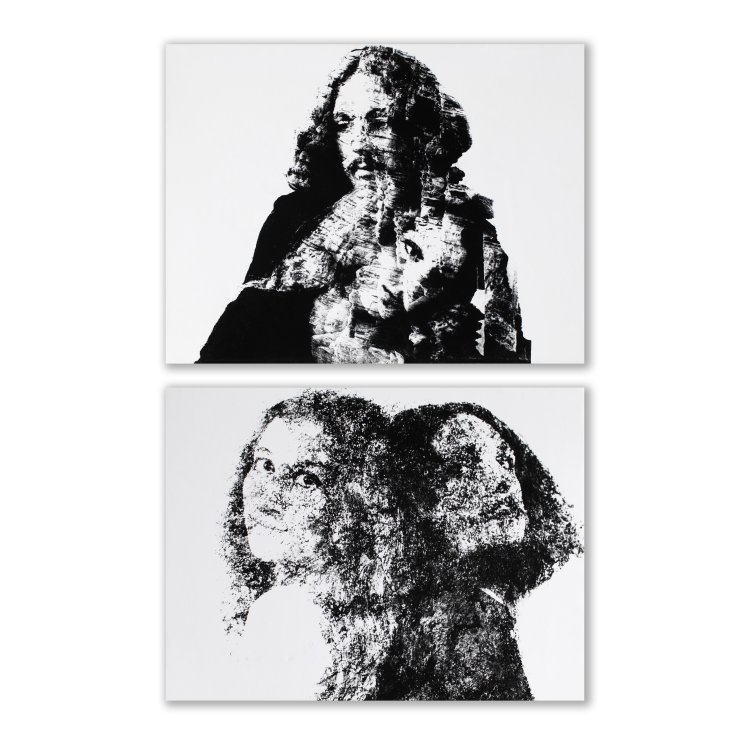 Hauptbild zu Objekt, 2 portrait photographs, 1971, K-15 248