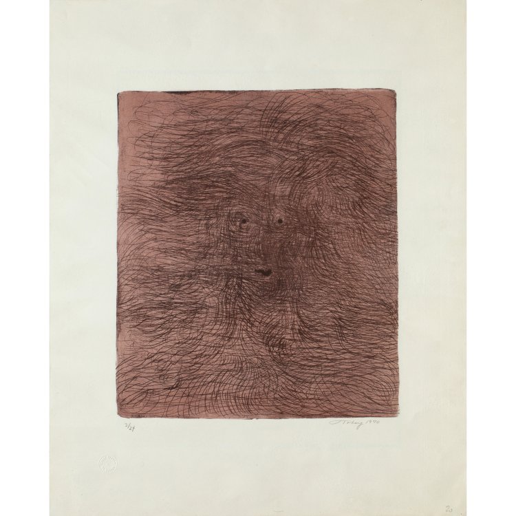 Bild 2 zu Objekt, 'Abstract Portrait', 1970, Mark Tobey, K-15 281