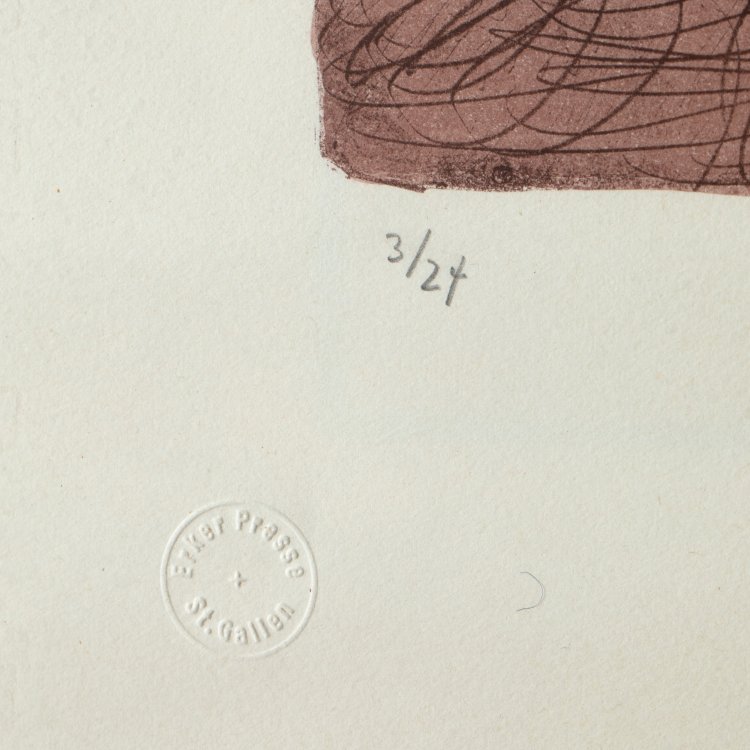 Bild 5 zu Objekt, 'Abstract Portrait', 1970, Mark Tobey, K-15 281