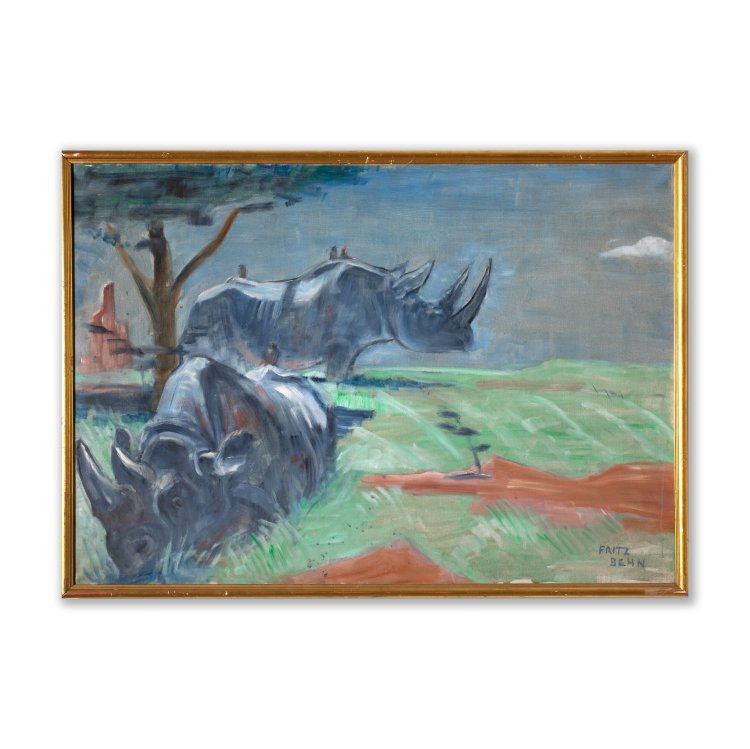 Bild 1 zu Objekt, Rhinos, Fritz Behn, K-15 240