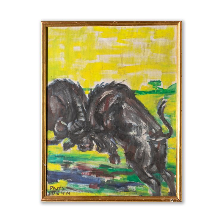 Bild 1 zu Objekt, Fighting buffalo, Fritz Behn, K-15 239