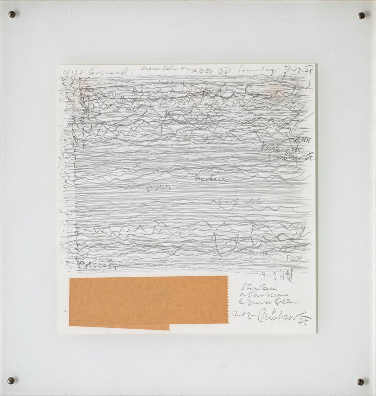 Bild 1 zu Objekt, Travel drawing, 1975, K-15 285