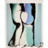 Signierte Einladungskarte zur Ausstellungseröffnung 'Torso', 1979.