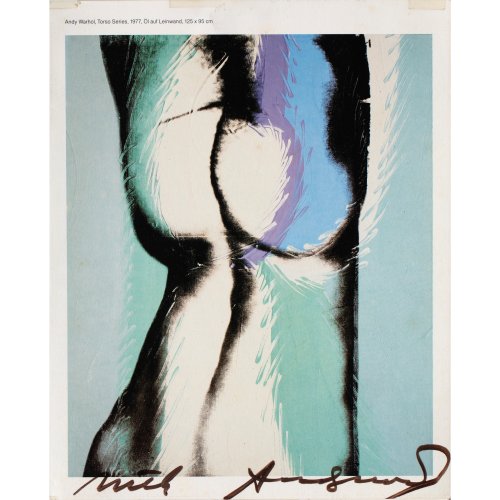 Signed Invitation to the Torso Exhibition, 1979