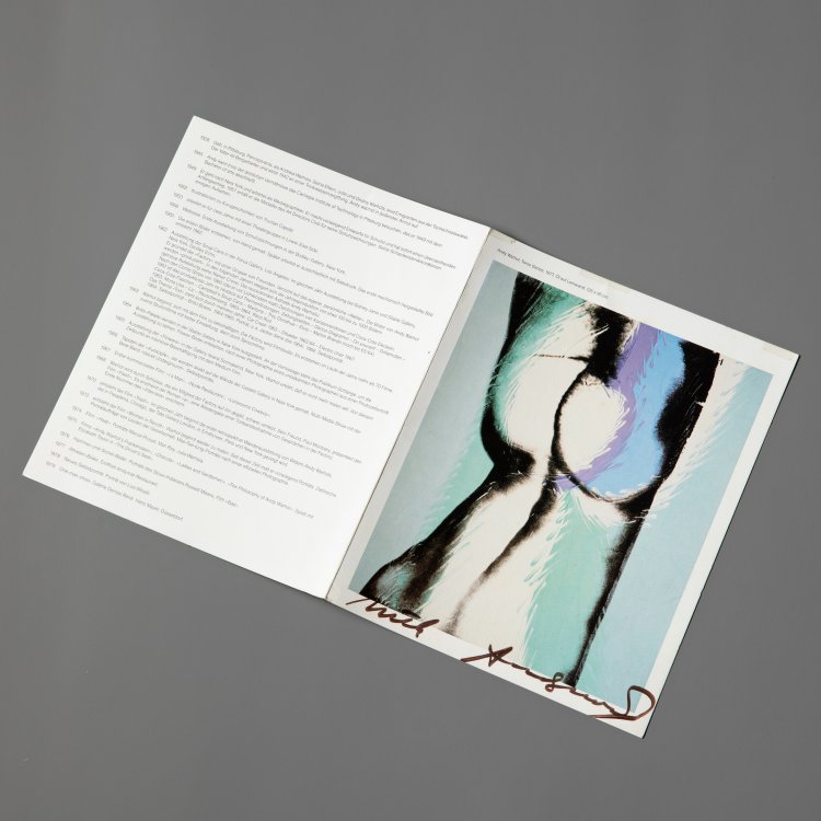 Bild 1 zu Objekt, Signed Invitation to the Torso Exhibition, 1979, Andy Warhol, K-15 376