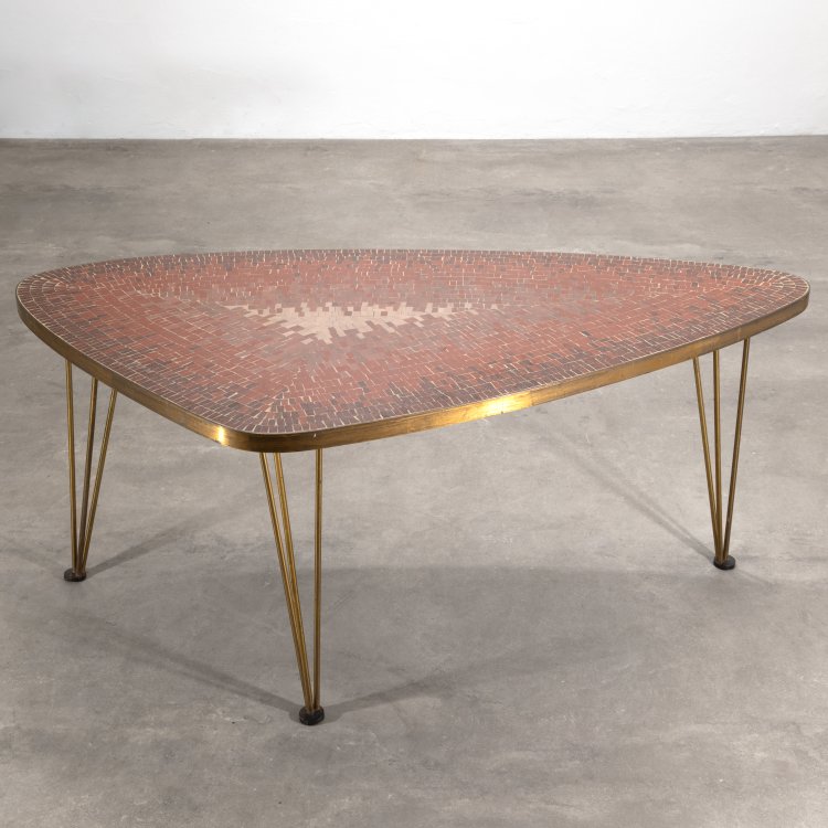 Hauptbild zu Objekt, Triangular Mosaic Coffee Table, Berthold M&uuml;ller-Oerlinghausen, K-15 435