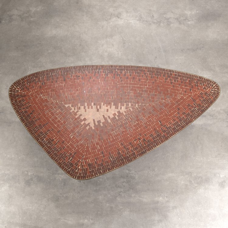 Bild 1 zu Objekt, Triangular Mosaic Coffee Table, Berthold M&uuml;ller-Oerlinghausen, K-15 435