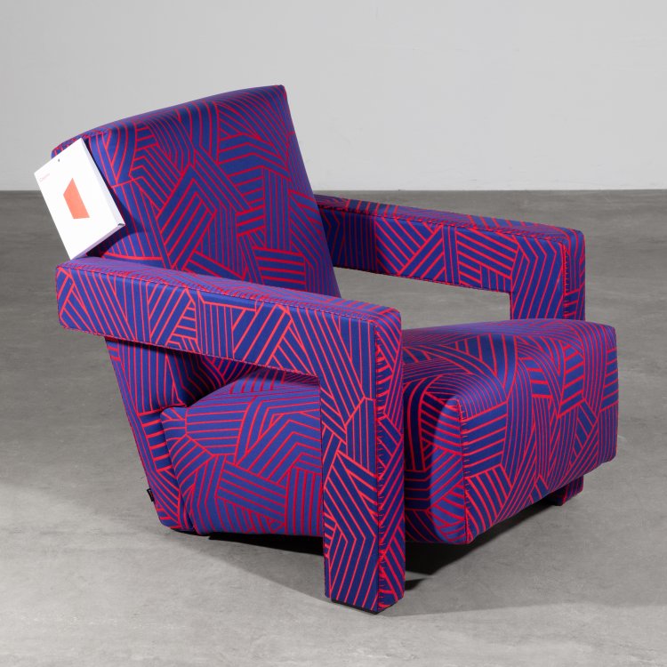 Hauptbild zu Objekt, Armchair model Utrecht 637, special limited edition, Gerrit Rietveld, Cassina, K-15 456