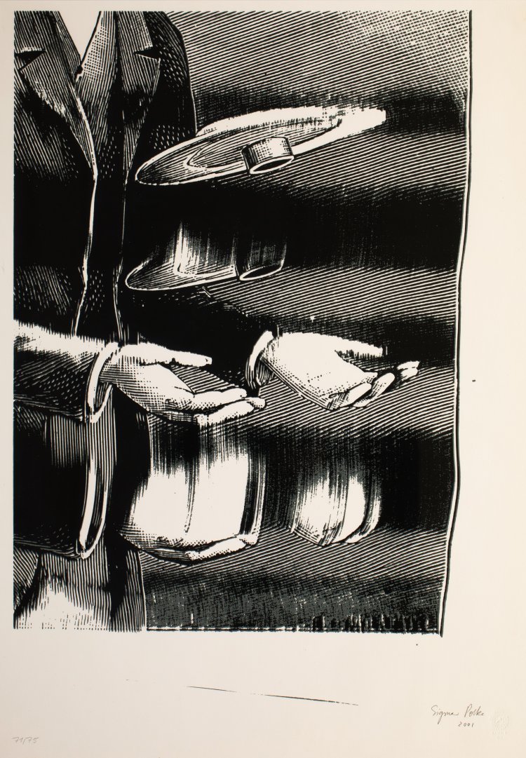 Bild 1 zu Objekt, 'Rechts- oder Linksseher I + III', 2001, Sigmar Polke, K-15 320