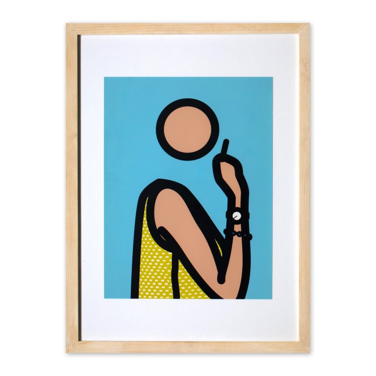 Bild 1 zu Objekt, 'Ruth Smokin 2', 2006, Julian Opie, K-15 383