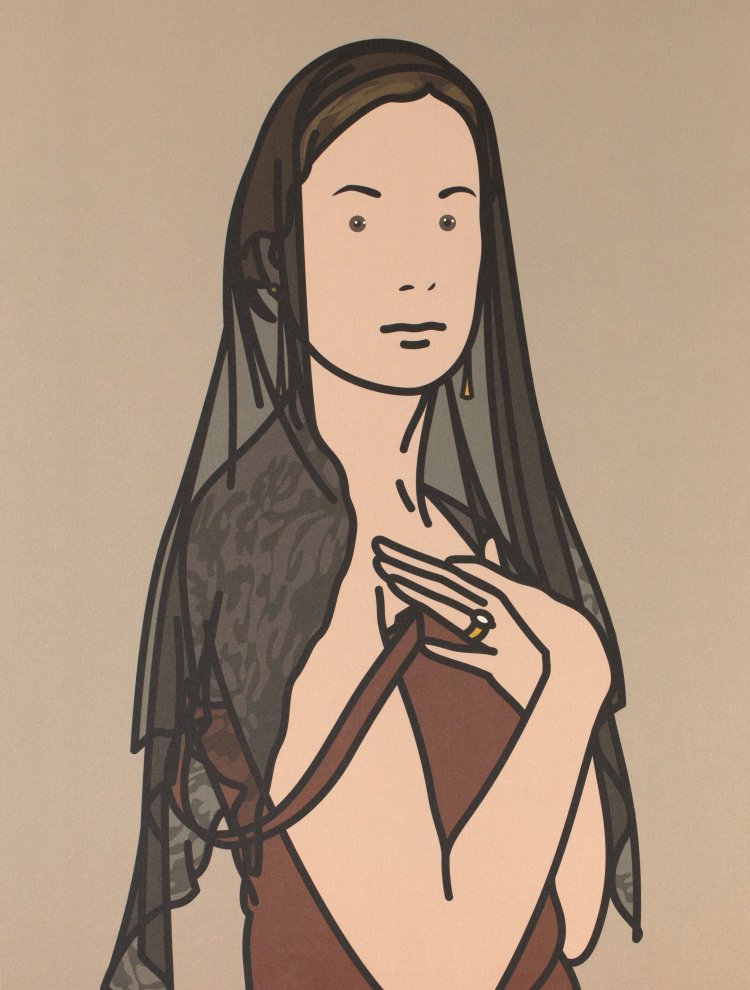 Bild 8 zu Objekt, 4 works from 26 portraits, 2005, Julian Opie, K-15 384