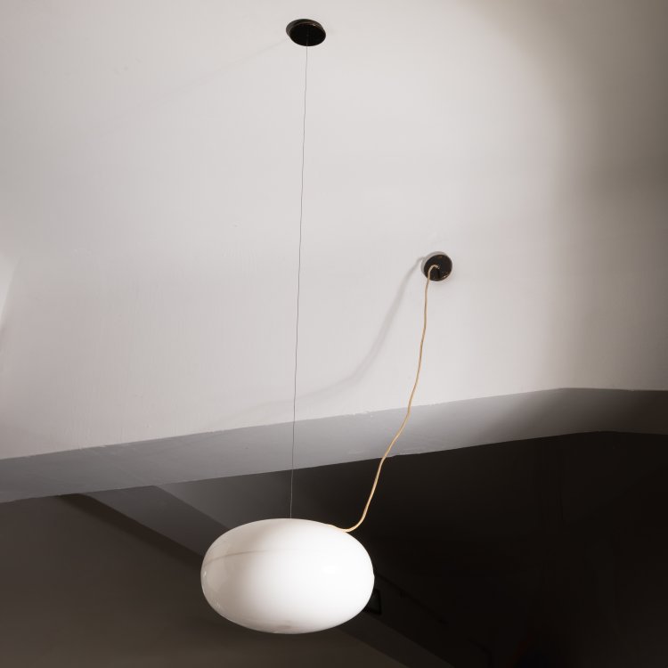 Hauptbild zu Objekt, Seltene Pendelleuchte Modell 2077, Gino Sarfatti, Arteluce, K-15 542