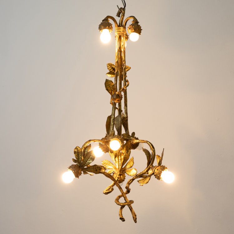 Hauptbild zu Objekt, Chandelier "Lustre en Ch&acirc;taigne", K-15 20