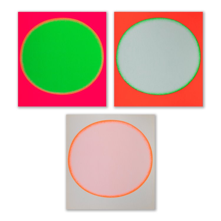 Hauptbild zu Objekt, Ohne Titel, 3 kleine Arbeiten, Rupprecht Geiger, K-15 312