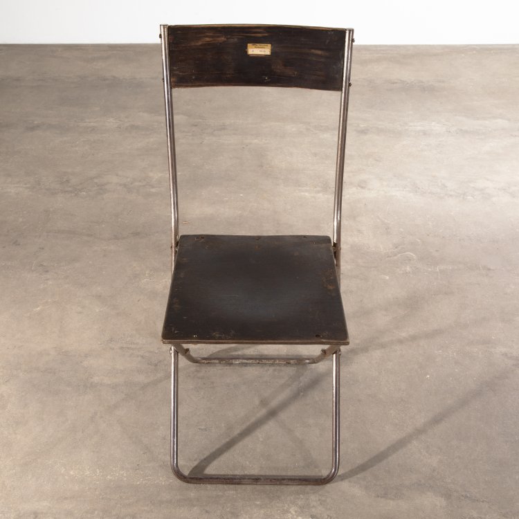 Bild 1 zu Objekt, Folding chair for the Volkshaus, Probstzella, Alfred Arndt, Schlosserei Itting, K-15 395
