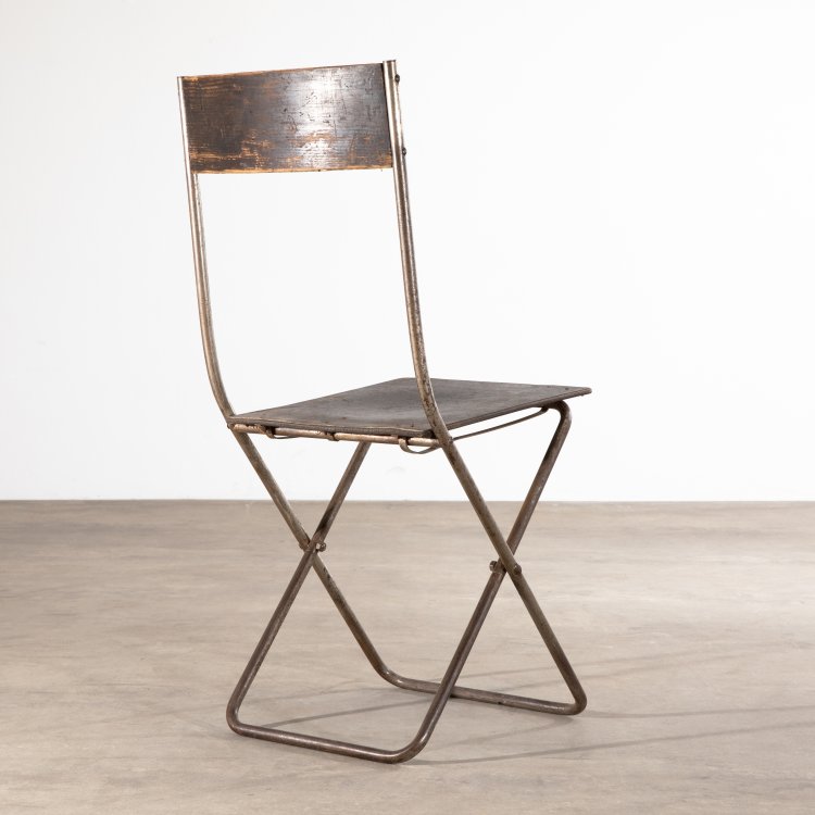 Bild 3 zu Objekt, Folding chair for the Volkshaus, Probstzella, Alfred Arndt, Schlosserei Itting, K-15 395