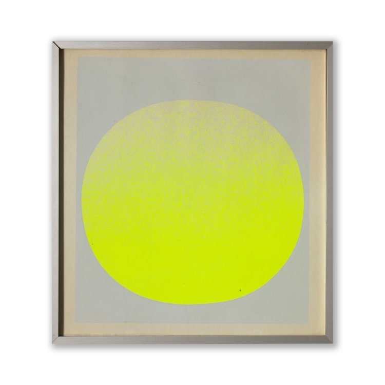 Bild 2 zu Objekt, 'Gelbes Rund', 'Rotes Rund', Rupprecht Geiger, K-15 313