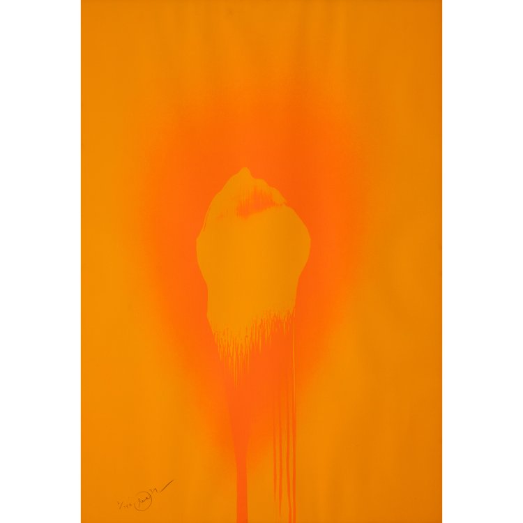 Hauptbild zu Objekt, 'Orange Yellow First', 1972, Otto Piene, K-15 299