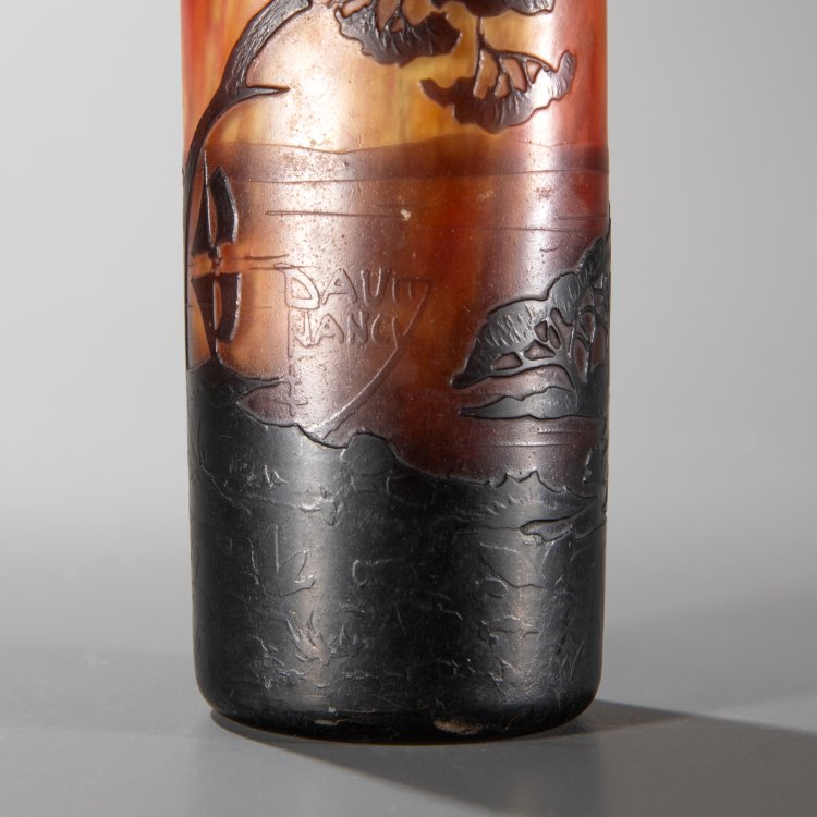 Bild 1 zu Objekt, Vase 'Paysage lacustre', um 1910, Daum Fr&egrave;res, Nancy, K-15 96