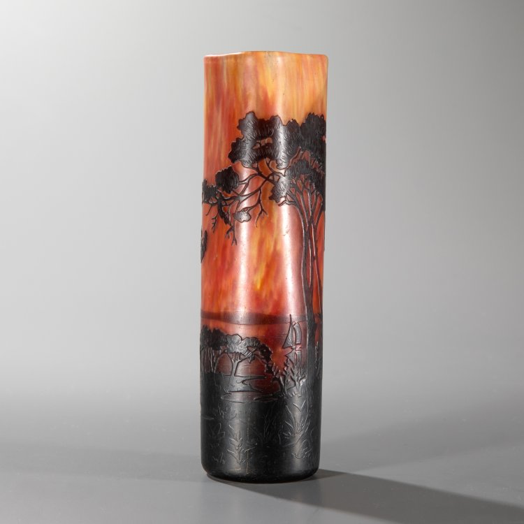 Bild 2 zu Objekt, Vase 'Paysage lacustre', um 1910, Daum Fr&egrave;res, Nancy, K-15 96