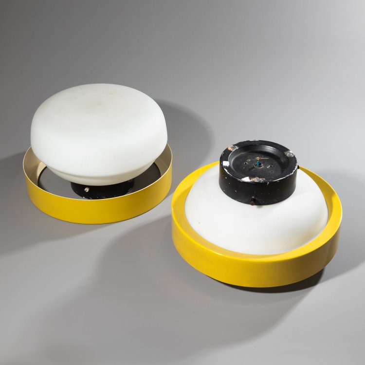 Bild 1 zu Objekt, 2 ceiling lights model 3010, Gino Sarfatti, Arteluce, K-15 549