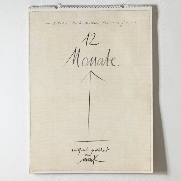 Hauptbild zu Objekt, '12 Monate Kalenderdruck', 1988, Heinz Mack, K-15 304